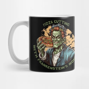 Frankenstein's Monster as Pizza Chef Mug